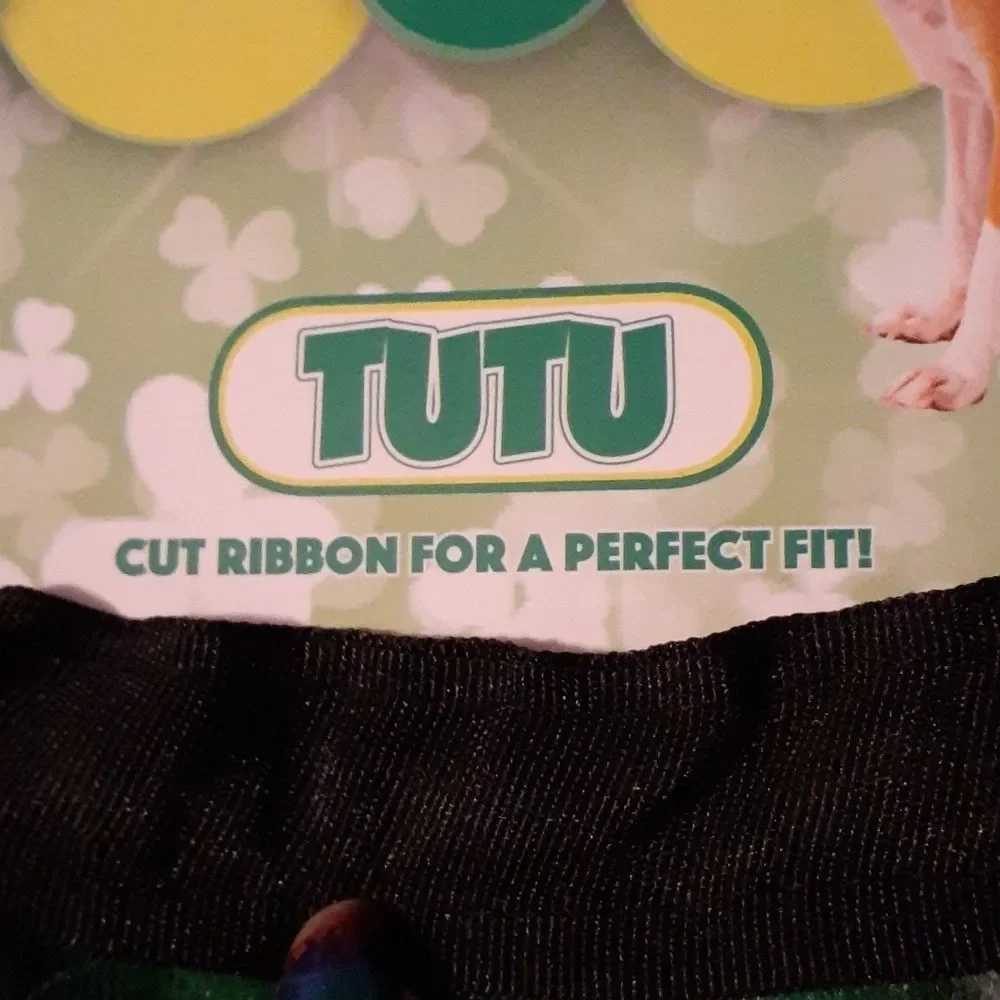 Ridiculous NEW Green Plaid Dog Puppy Cat Tutu‎ S/M